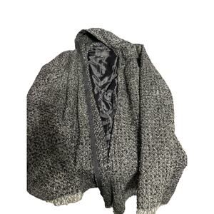 Montanaco  Sweater Grey and Black‎ long sweater. Size S